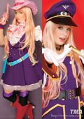 外人AV女優が「マクロスF」シェリルのコスプレに挑戦