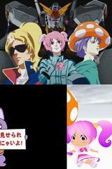 「gdgd妖精s 2期」第1話も同じノリ。予告は「Zガンダム」パロディ