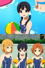 「たまこまーけっと」第5話はヒロインたちの水着姿がたんまり