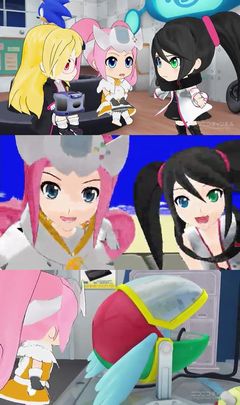 セガ擬人化「セハガール」第1話はバーチャファイターの世界へ