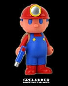  OLD GAME HEROS SPELUNKER(スペランカー) ソフビ完成品