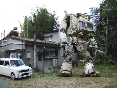裏庭自作ロボット