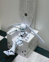 「figma ドロッセル」用椅子をペーパークラフトで作ってみた