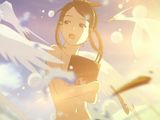 「ラストエグザイル」第1話冒頭から下着姿。OPにはハダカも