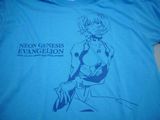 ヤングエース付録・貞本義行イラストの綾波レイＴシャツの様子