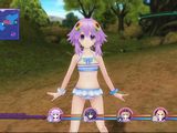 PS3「ネプテューヌV」のヒロインがDLC「水着セット」を着用した様子