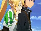 「SAO」第22話でキリトとリーファがお互いの正体に気づく