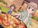 「ヤマノススメ」第4話は山で料理対決。あおいの料理がおいしそう