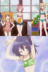 「GJ部」第8話は妹たちが登場。みんなで部室で水着姿に！