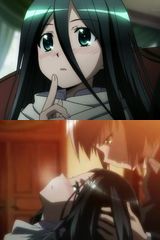 「断裁分離のクライムエッジ」第1話は長髪少女と髪フェチプレイ