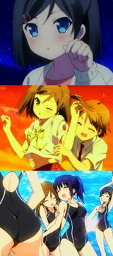 「変猫。」第1話は冒頭から水着。くすぐりや押し倒しもあり