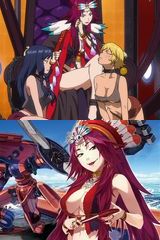 「翠星のガルガンティア」第3話でセクシーな女海賊が登場！