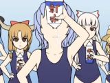 東方は巨乳がすべてを支配する世界。貧乳は壁のような胸で