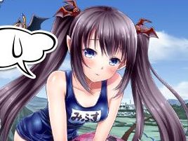 極小ビキニ？ スク水名札？ クイズに答えて水着を堪能しよ