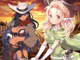 拳銃を手に家出した娘とさすらいのガンマンが荒野で出会う